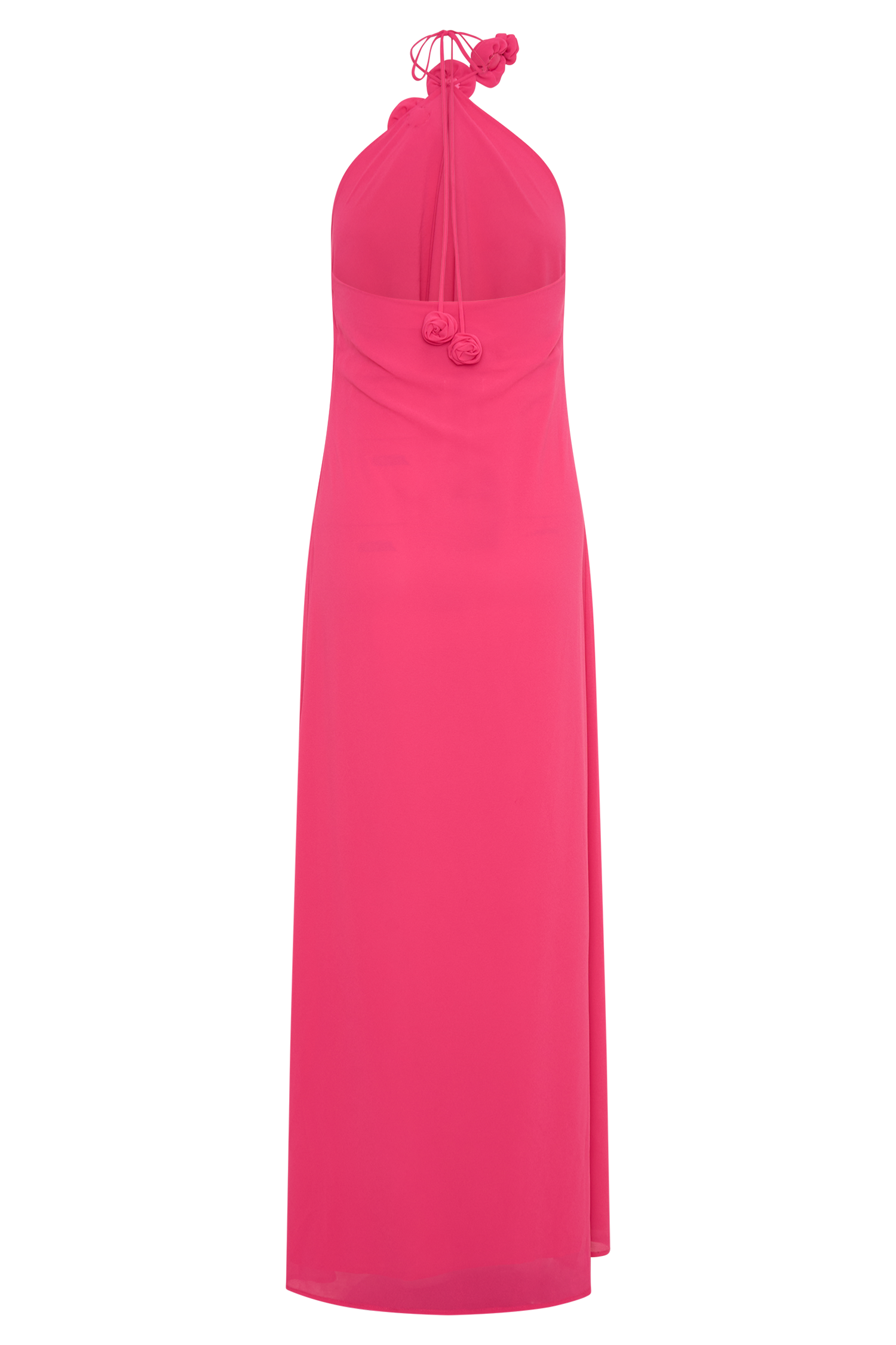 Rosalia Cowl Neck Maxi Dress - Raspberry - Image 8